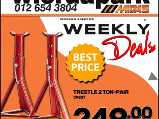 Trestle 2 Ton-pair at Midas Wierdapark! Prices valid 18-31 Oct