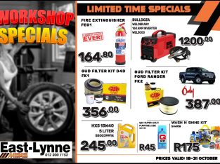 WorkShop Specials at Midas East-Lynne!!!