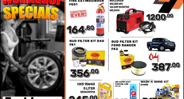 WorkShop Specials at Midas East-Lynne!!!