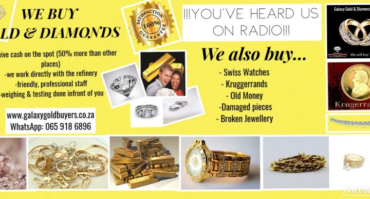 We Buy Gold, Diamond , Swiss Watches & other Jewelry