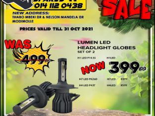 Lumen LED Headlight Globes