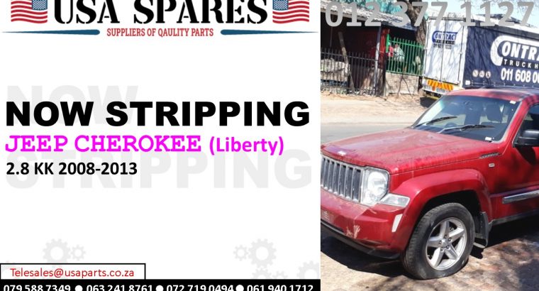 Jeep Cherokee 2.8 KK 2008-13 stripping for used parts