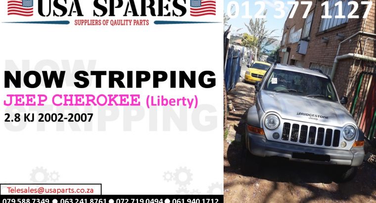 Jeep Cherokee 2.8 KJ 2002-07 stripping for used parts