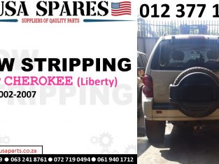 Jeep Cherokee 2.5 KJ 2002-07 stripping for used parts