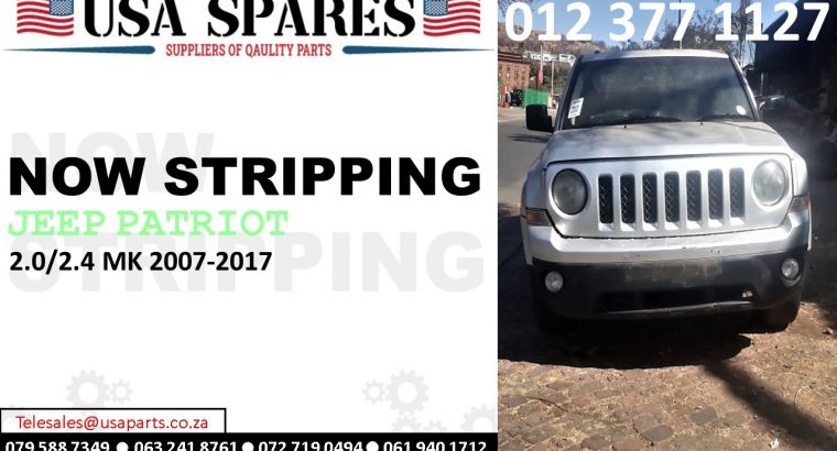Jeep Patriot 2.0/2.4 MK 2007-17 stripping for used parts