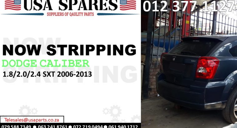 Dodge Caliber 1.8/2.0/2.4 SXT 2006-13 stripping for used parts