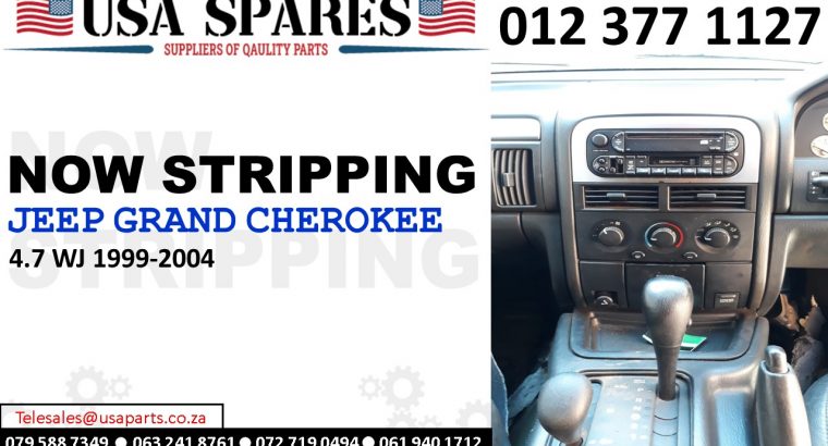 Jeep Grand Cherokee 4.7 WJ 1999-04 stripping for used spares