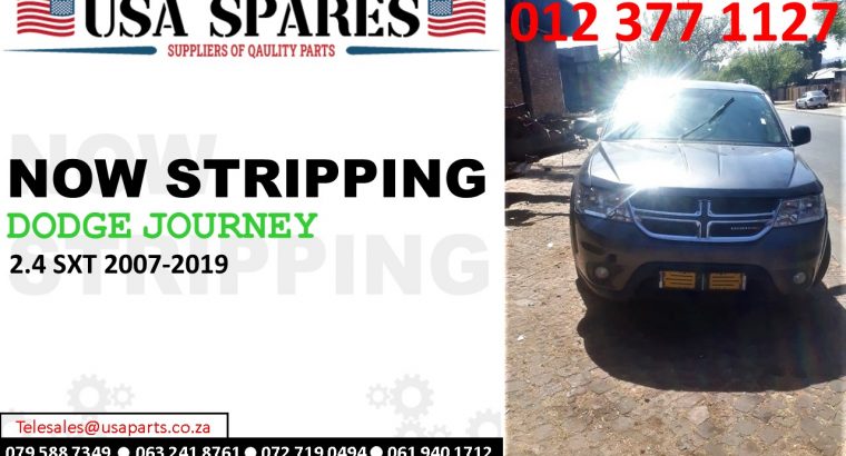 Dodge Journey 2.4 SXT 2007-19 stripping for used parts