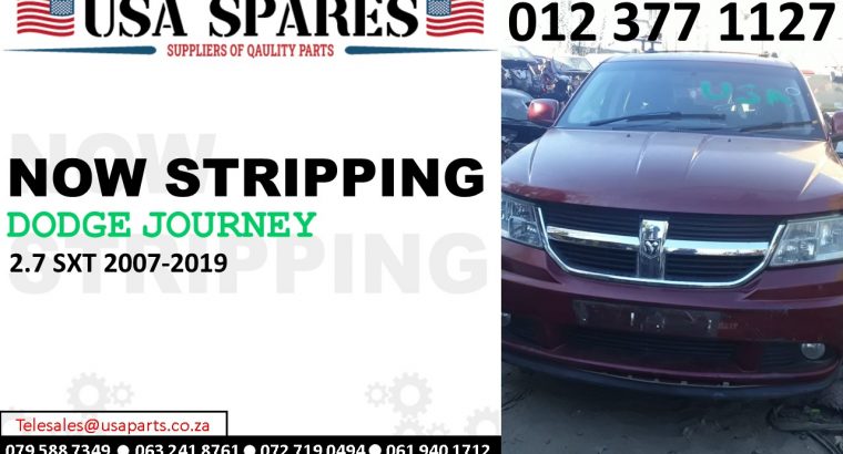Dodge Journey 2.7 SXT 2007-19 stripping for used parts