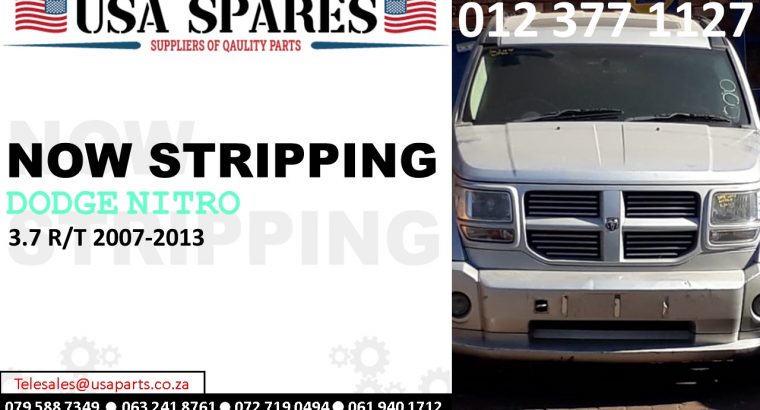 Dodge Nitro 3.7 SXT 2007-13 stripping for used parts