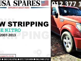 Dodge Nitro 2.8 SXT 2007-13 stripping for used parts