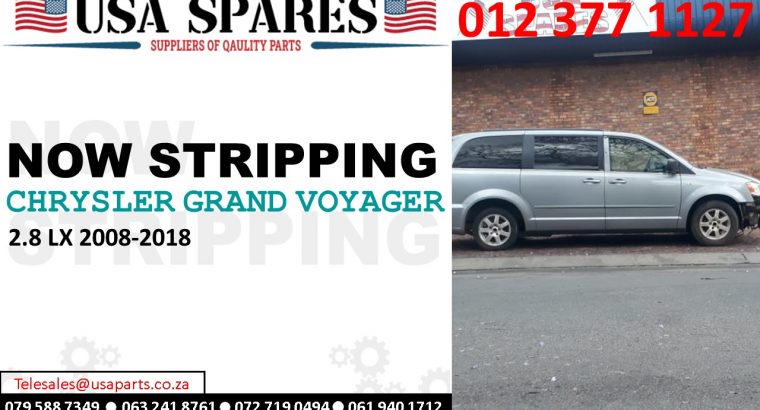 Chrysler Grand Voyager 2.8 LX 2008-18 stripping for used parts