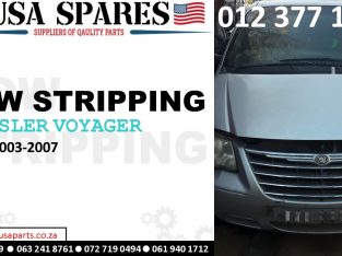 Chrysler Voyager 3.3 LX 1999-07 stripping for used parts