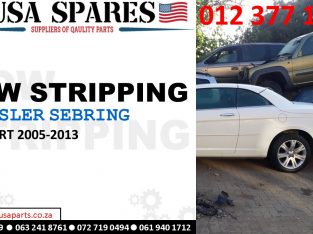 Chrysler Sebring 2.7 LX 2005-13 stripping for used parts