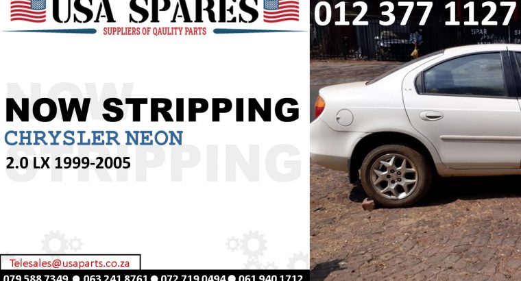 Chrysler Neon 2.0 LX 1999-05 stripping for used parts
