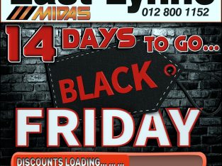 BLACK FRIDAY ONLY 14 DAYS TO GO!