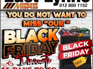 BLACK FRIDAY ONLY 16 DAYS TO GO!