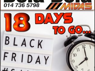 BLACK FRIDAY ONLY 18 DAYS TO GO!