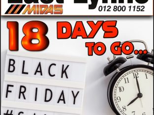 BLACK FRIDAY ONLY 18 DAYS TO GO!