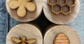 Wooden Play Dough Stamp Sets