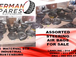Assorted steering air bags for sale