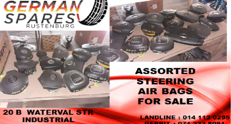Assorted steering air bags for sale
