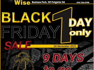 BLACK FRIDAY ONLY 9 DAYS TO GO!