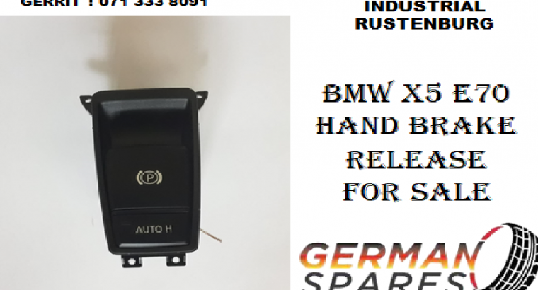 Bmw X5 E70 HAND BRAKE RELEASE FOR SALE