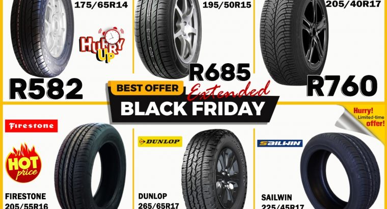 SAVE BIG on TYRES this BLACK FRIDAY!