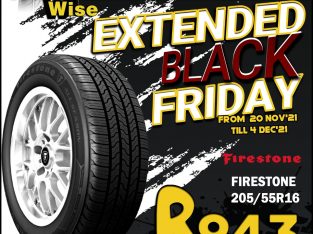 FIRESTONE 205/55R16 Tyre ONLY R943 at Wheel Wise Witbank!