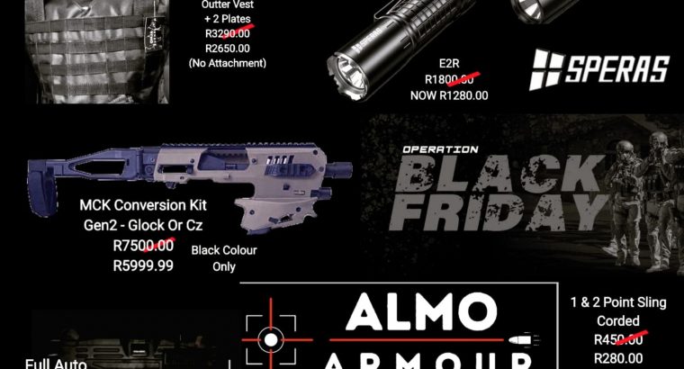 Almo Armour Black Friday Specials