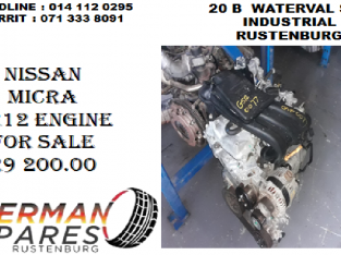 Nissan Micra HR12 Engine for sale