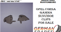 Opel Corsa Gamma sunvisor clips for sale