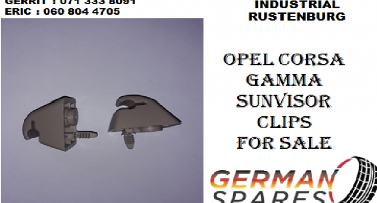 Opel Corsa Gamma sunvisor clips for sale