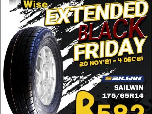 Sailwin 175/65R14 Tyre ONLY R582 at Wheel Wise Witbank!