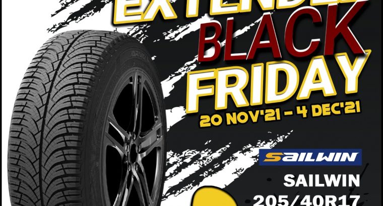 SAILWIN 205/40R17 Tyre ONLY R760 at Wheel WIse Witbank!