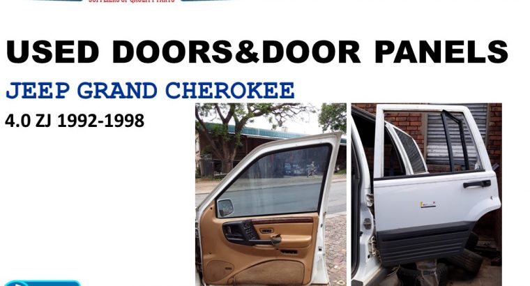 Jeep Grand Cherokee 4.0 ZJ 1992-98 used doors and panels for sale