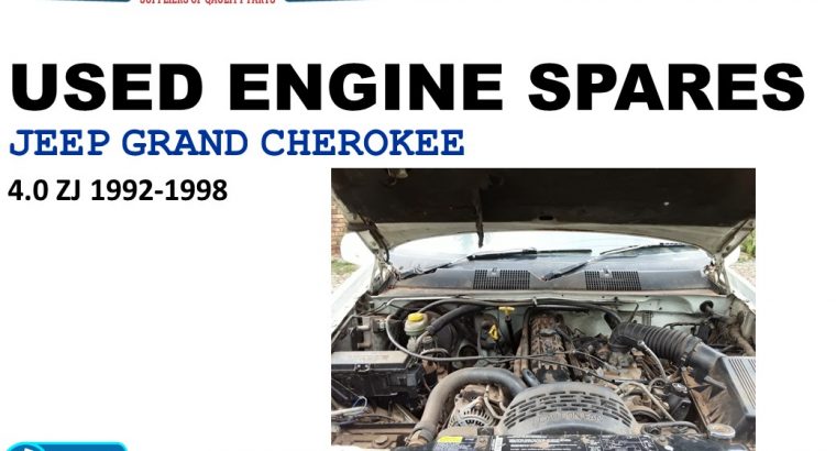 Jeep Grand Cherokee 4.0 ZJ 1992-98 used petrol engine spares
