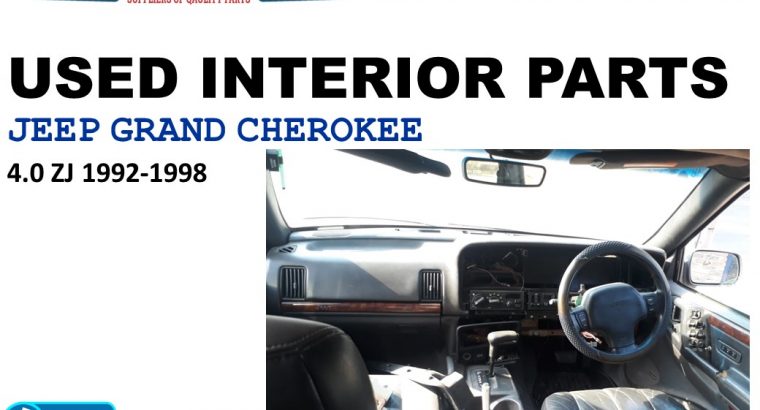 Jeep Grand Cherokee 4.0 ZJ 1992-98 used interior parts for sale