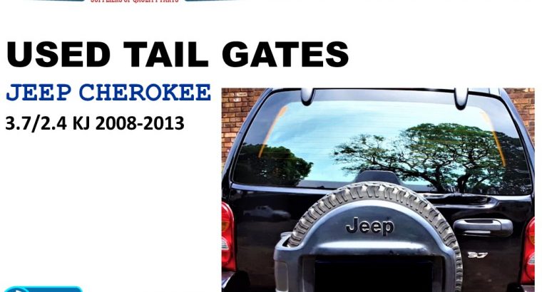Jeep Cherokee 3.7/2.4 KJ 2002-07 used tailgates for sale