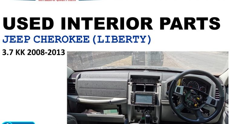 Jeep Cherokee 3.7/2.8 KK 2008-13 used interior parts for sale