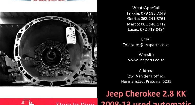 Jeep Cherokee 2.8 KK 2008-13 used auto gearbox for sale