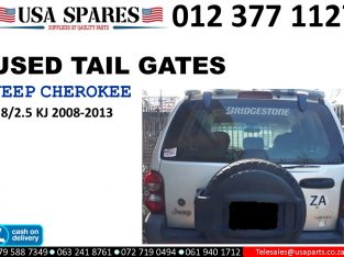 Jeep Cherokee 2.8/2.5 KJ 2002-07 used tailgates for sale