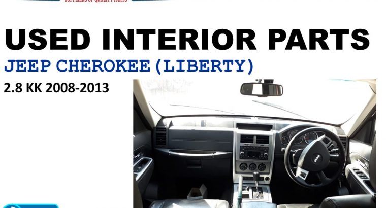 Jeep Cherokee 3.7/2.8 KK 2008-13 used interior parts for sale