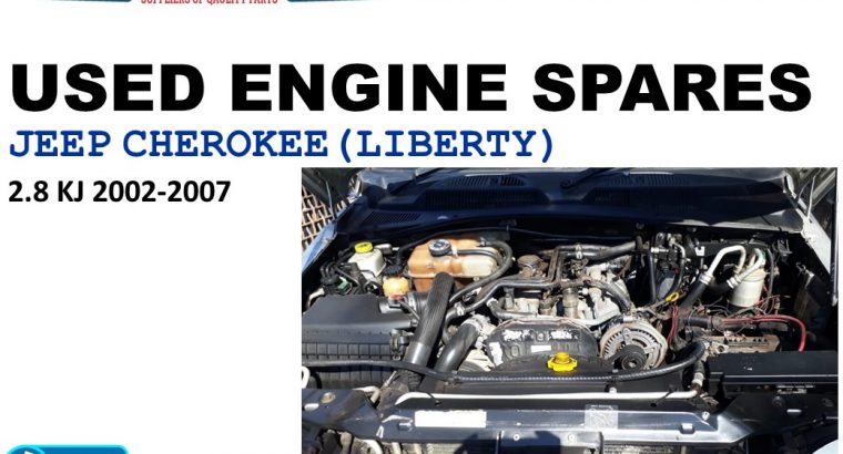 Jeep Cherokee 2.8 KJ 2002-07 used diesel engine spares for sale