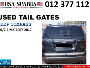 Jeep Compass 2.0/2.4 MK 2007-17 used tailgates for sale