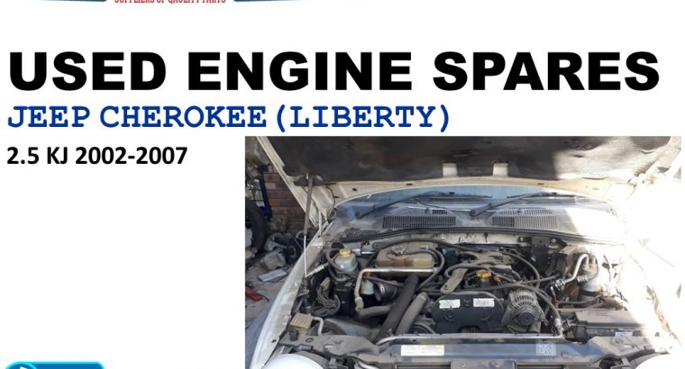 Jeep Cherokee 2.5 KJ 2002-07 used diesel engine spares for sale