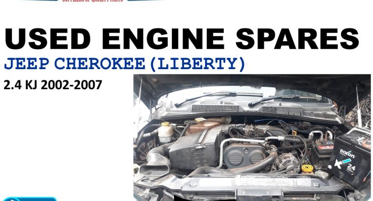 Jeep Cherokee 2.4 KJ 2002-07 used petrol engine spares for sale
