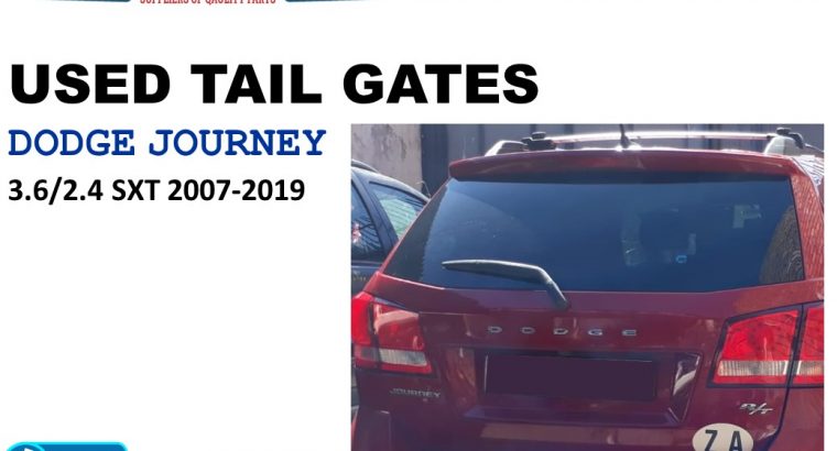 Dodge Journey 3.6/2.7/2.4 SXT 2007-19 used tailgates for sale