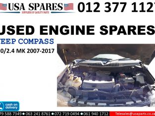 Jeep Compass 2.4/2. MK 2007-17 used petrol engine spares for sale